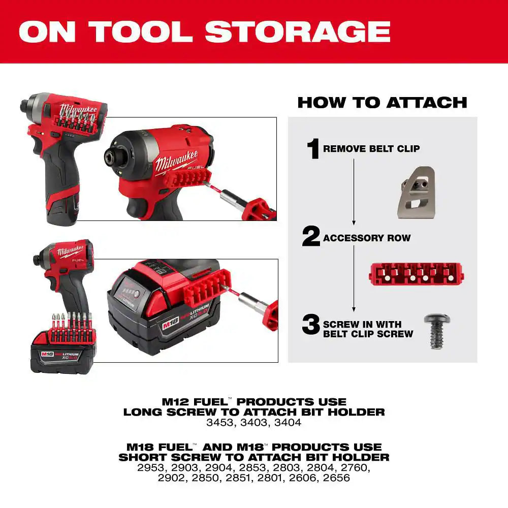 Large Case Rows for Impact Driver Accessories (5-Pack)
