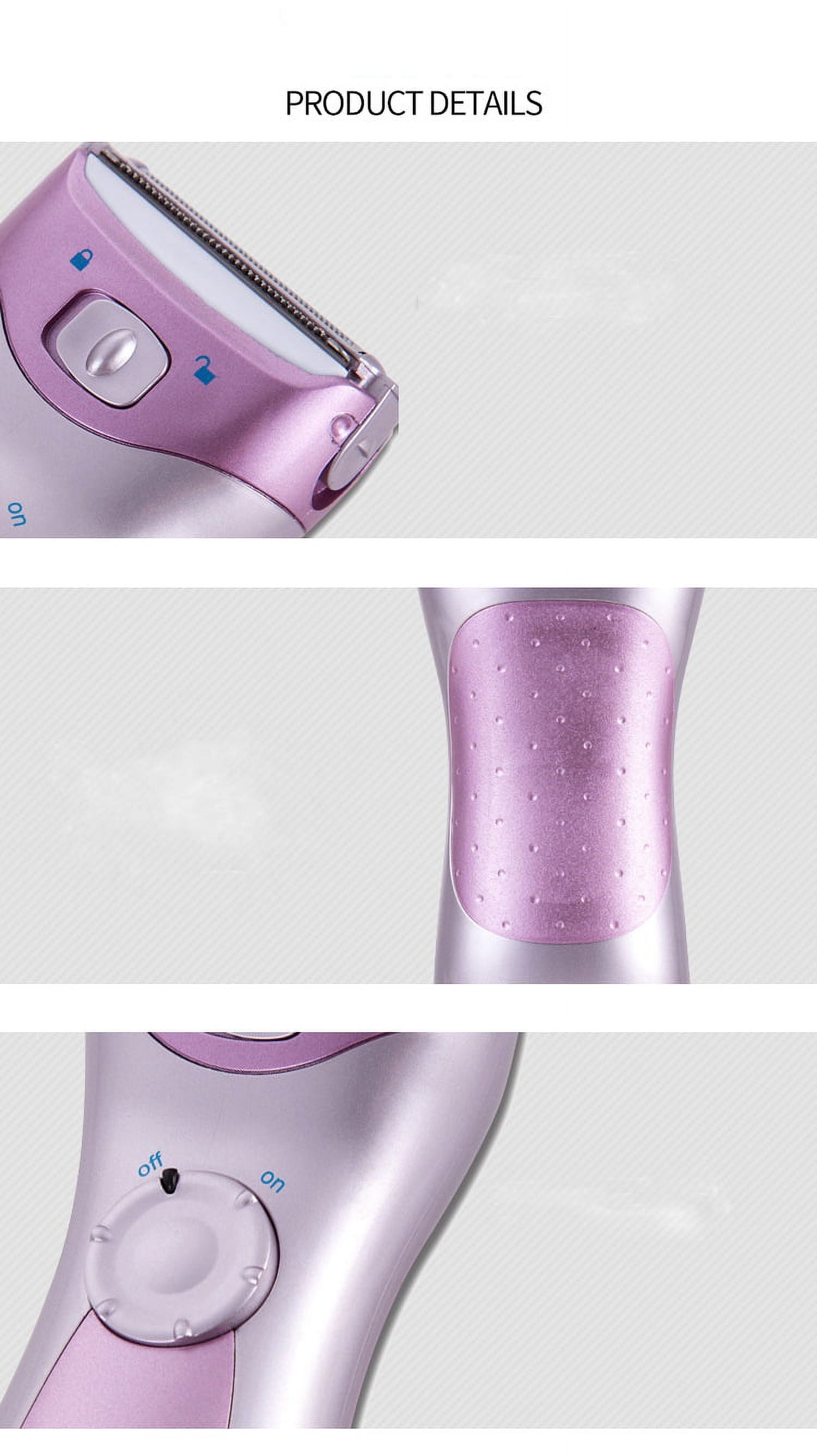 1 Pc Electric Shaver for Women,Shaver Wet & Dry Hair Removal Razor,Waterproof Body Hair Remover,Painless Electric Razor for Legs,Face & Bikini,Portable Trimmer for Face Legs Underarms
