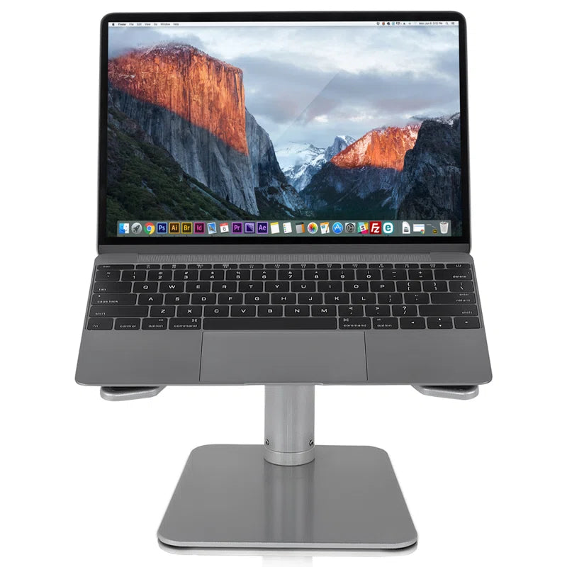 ! Height Adjustable Laptop Stand for Desk | Properly Positions for Head, Neck, Back & Wrists
