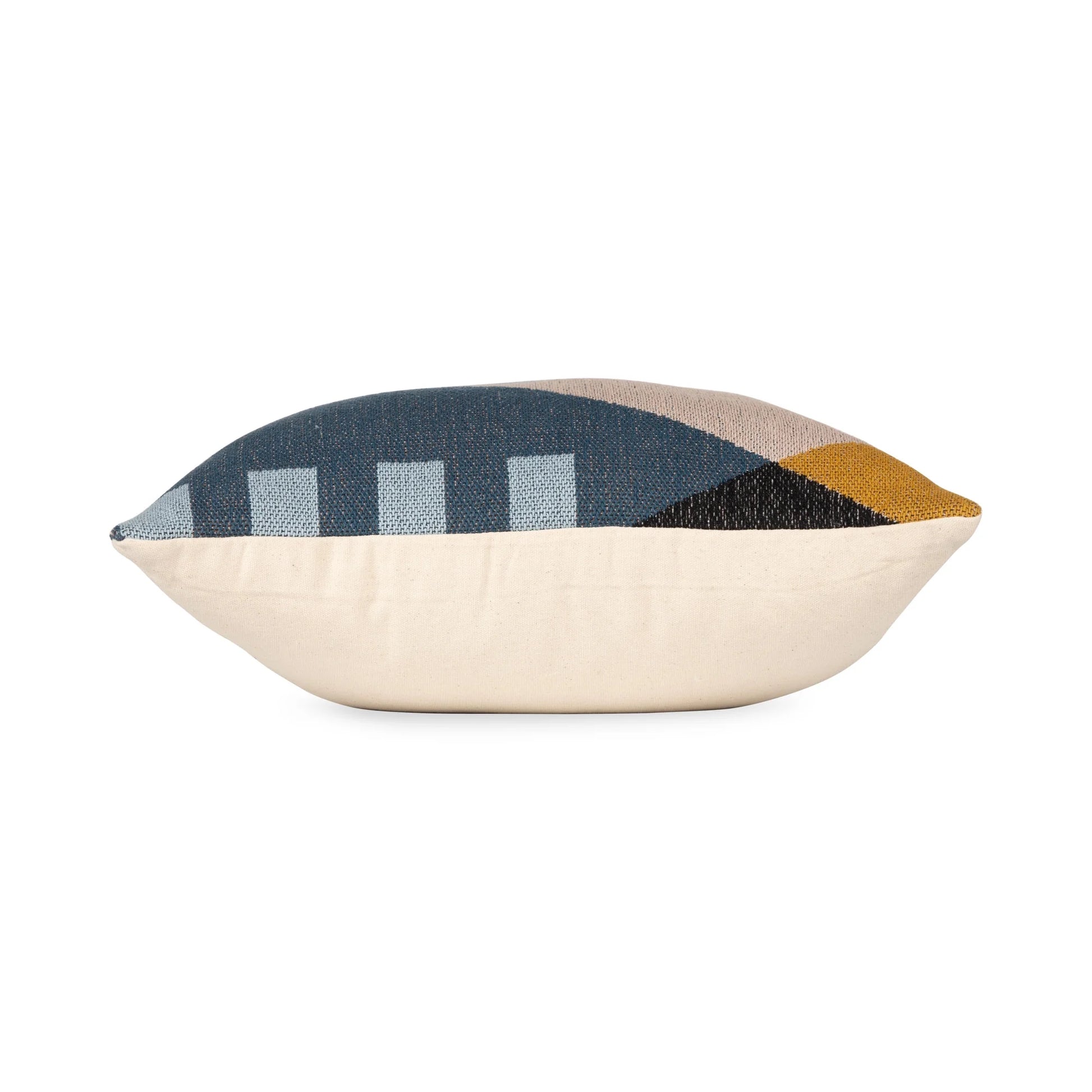 Modern Throw Pillow, Geo Face, Multi, 18" Square, 1 per Pack