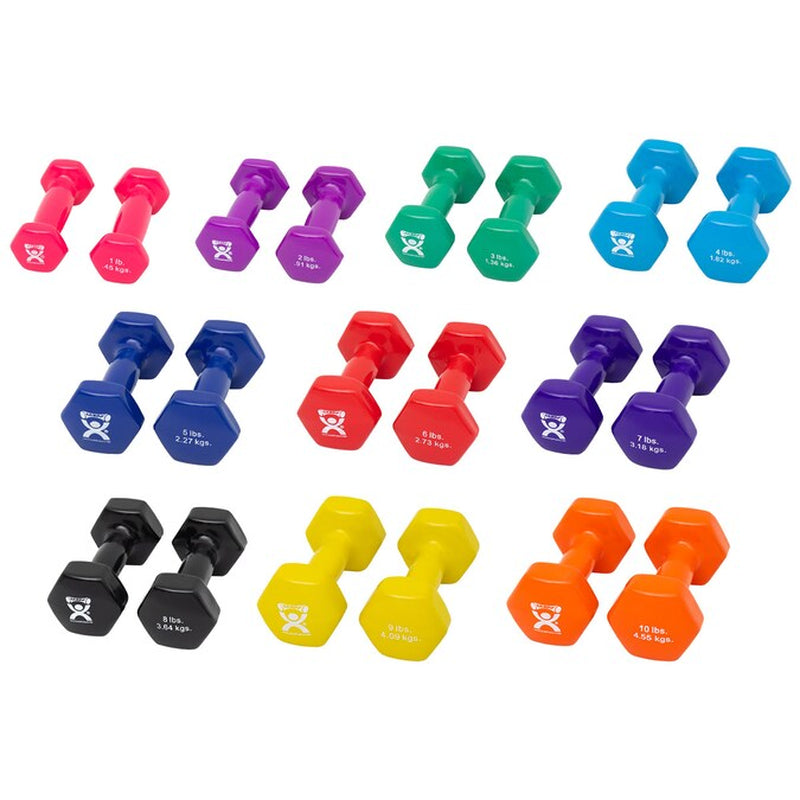 Vinyl 2 -Piece Set 5-Lb Dumbbell
