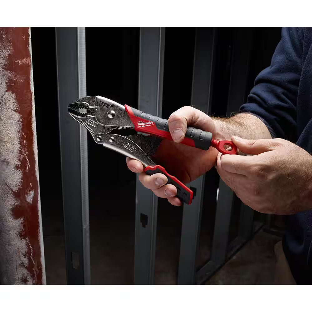 10 In. Gripped Curved Jaw Locking Pliers with Maxbite