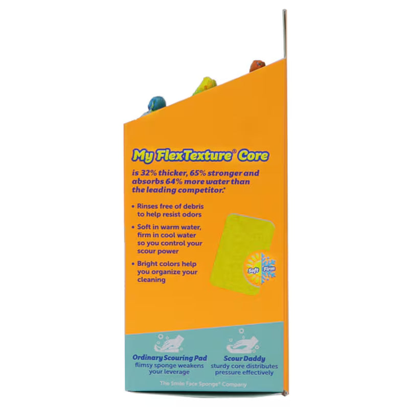 Scour Daddy Polymer Foam Scouring Pad 3 -Pack