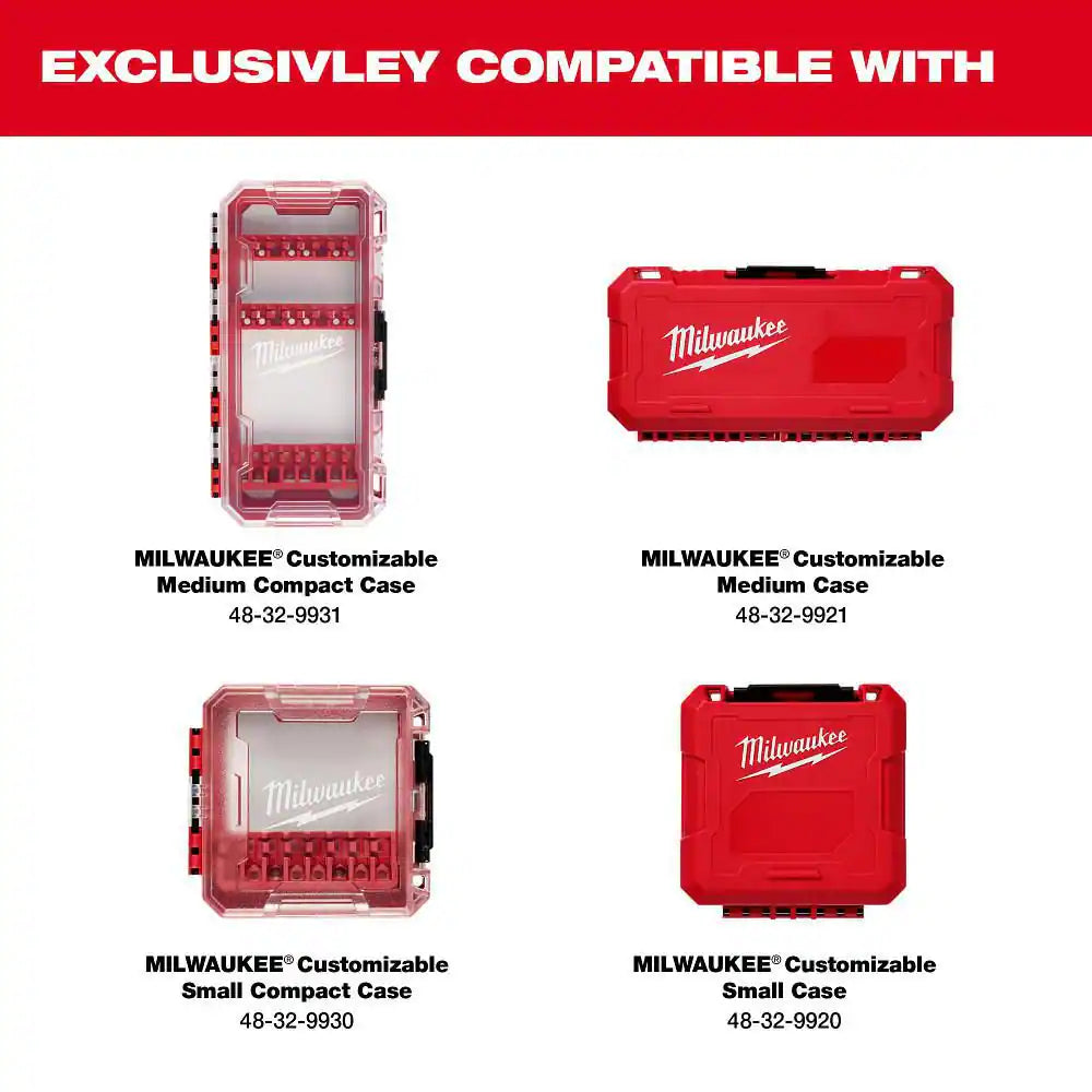 Small & Medium Case Rows for Insert Bit Accessories (5-Pack)