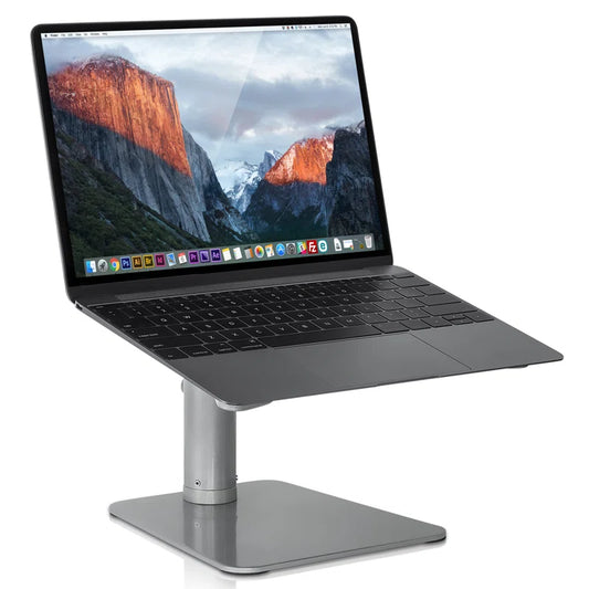 ! Height Adjustable Laptop Stand for Desk | Properly Positions for Head, Neck, Back & Wrists