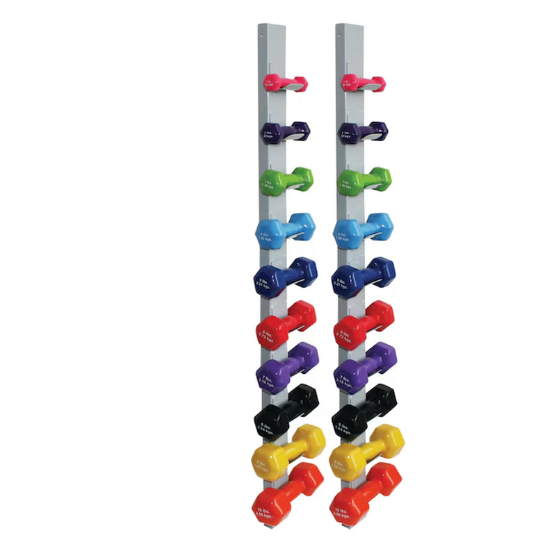 Vinyl 2 -Piece Set 5-Lb Dumbbell