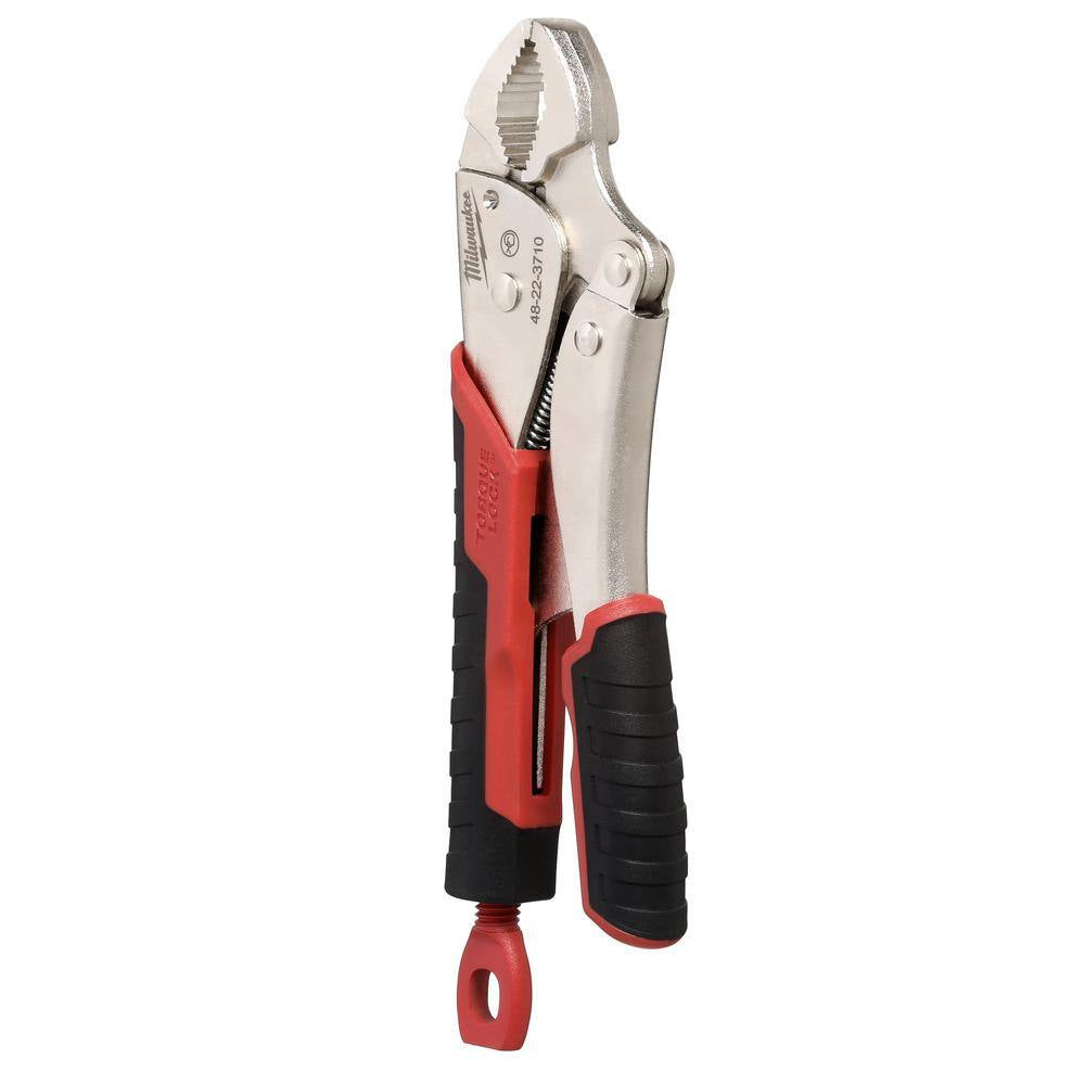 10 In. Gripped Curved Jaw Locking Pliers with Maxbite