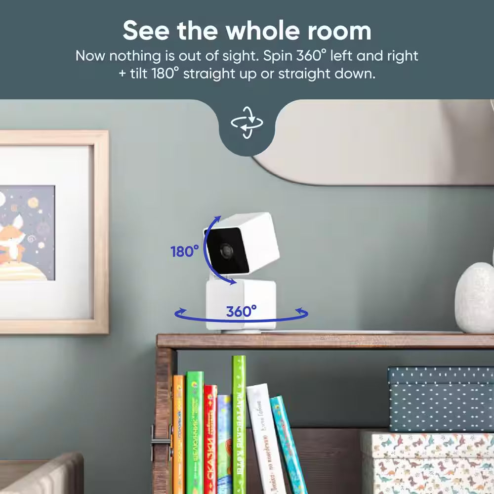 Pan V3 Wired Indoor/Outdoor 1080P HD Home Security Camera with Privacy Mode
