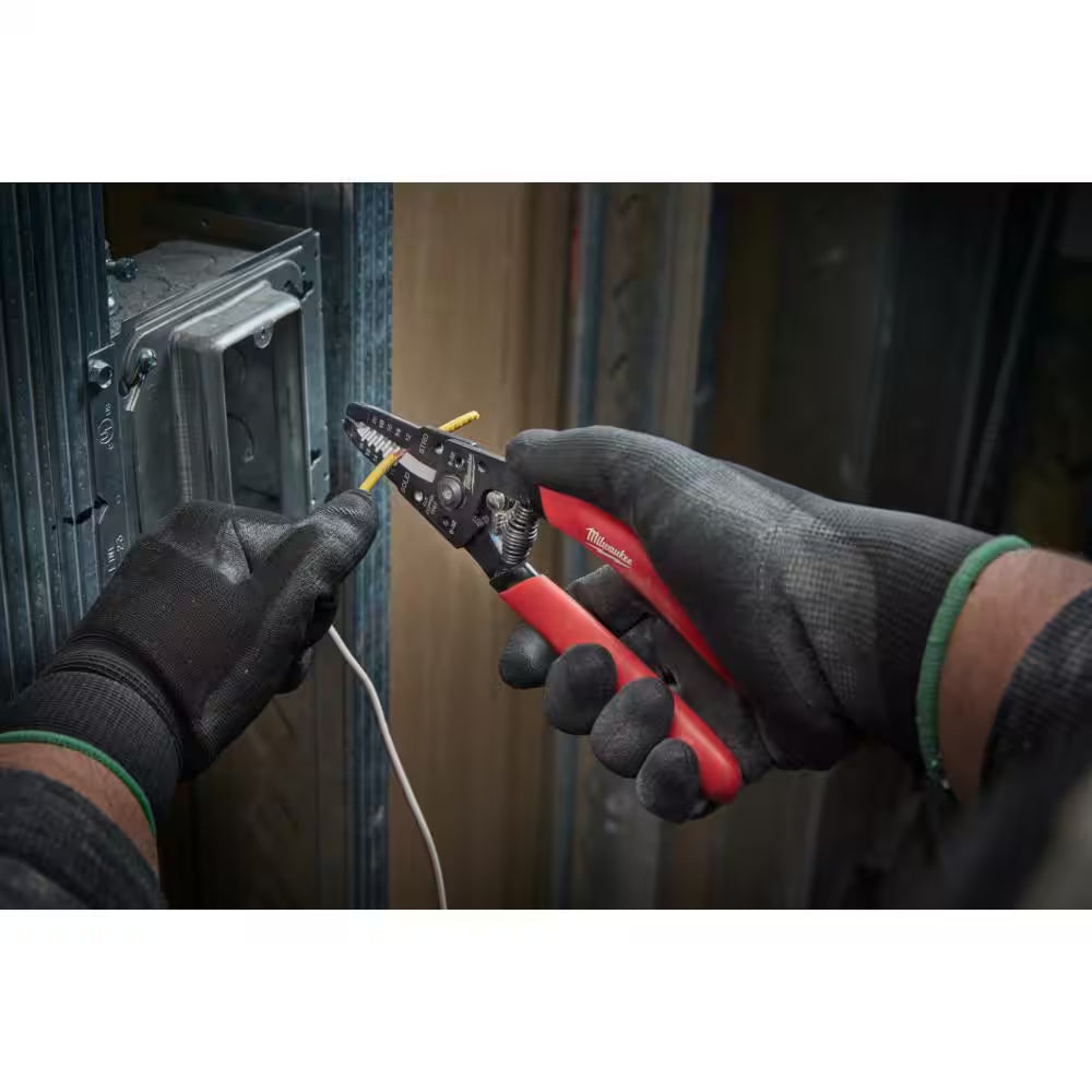 7 In. Wire Stripper with Wire Cutter and Bolt Cutter