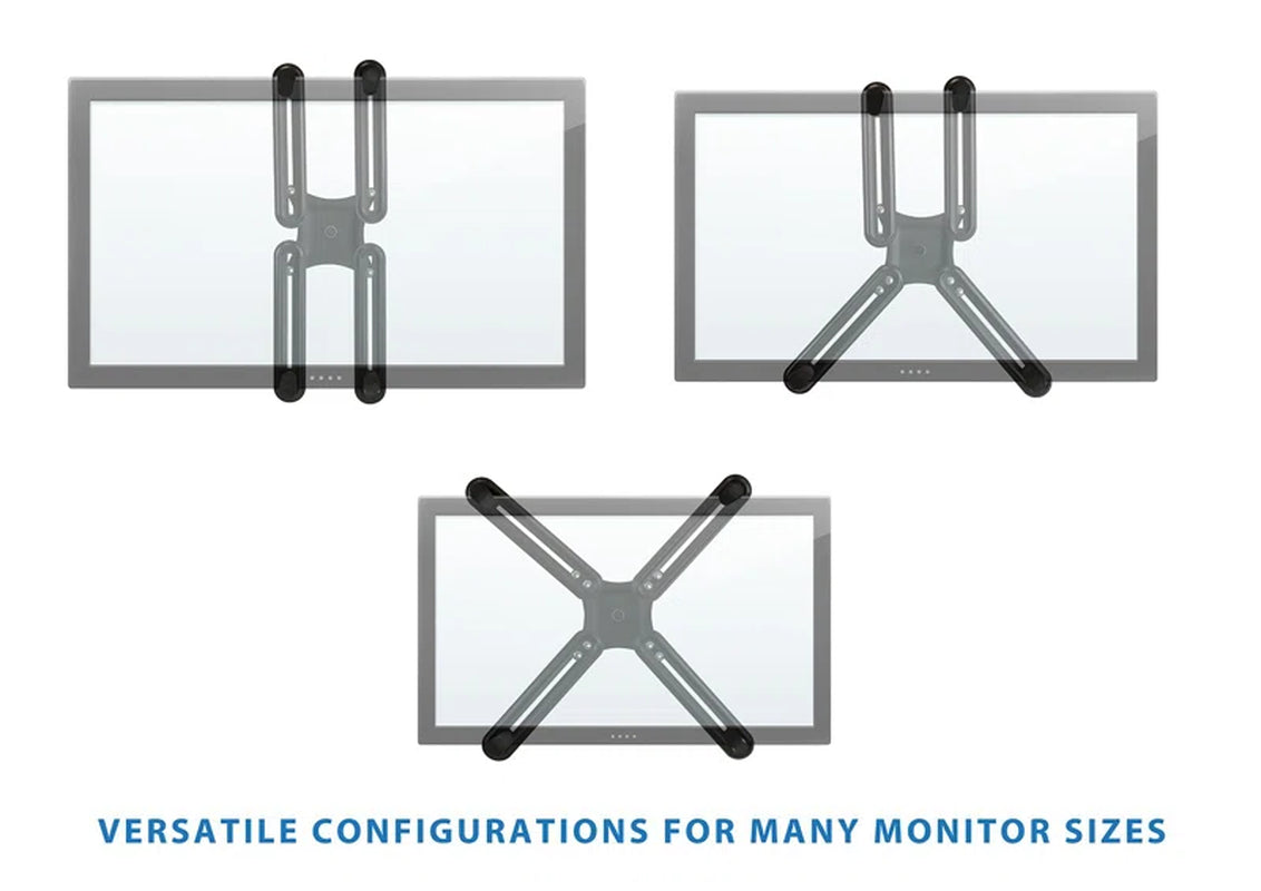 ! VESA Mount Adapter Mounting Kit for Non-Vesa HP ACER Samsung DELL Asus Monitors 13" to 27"