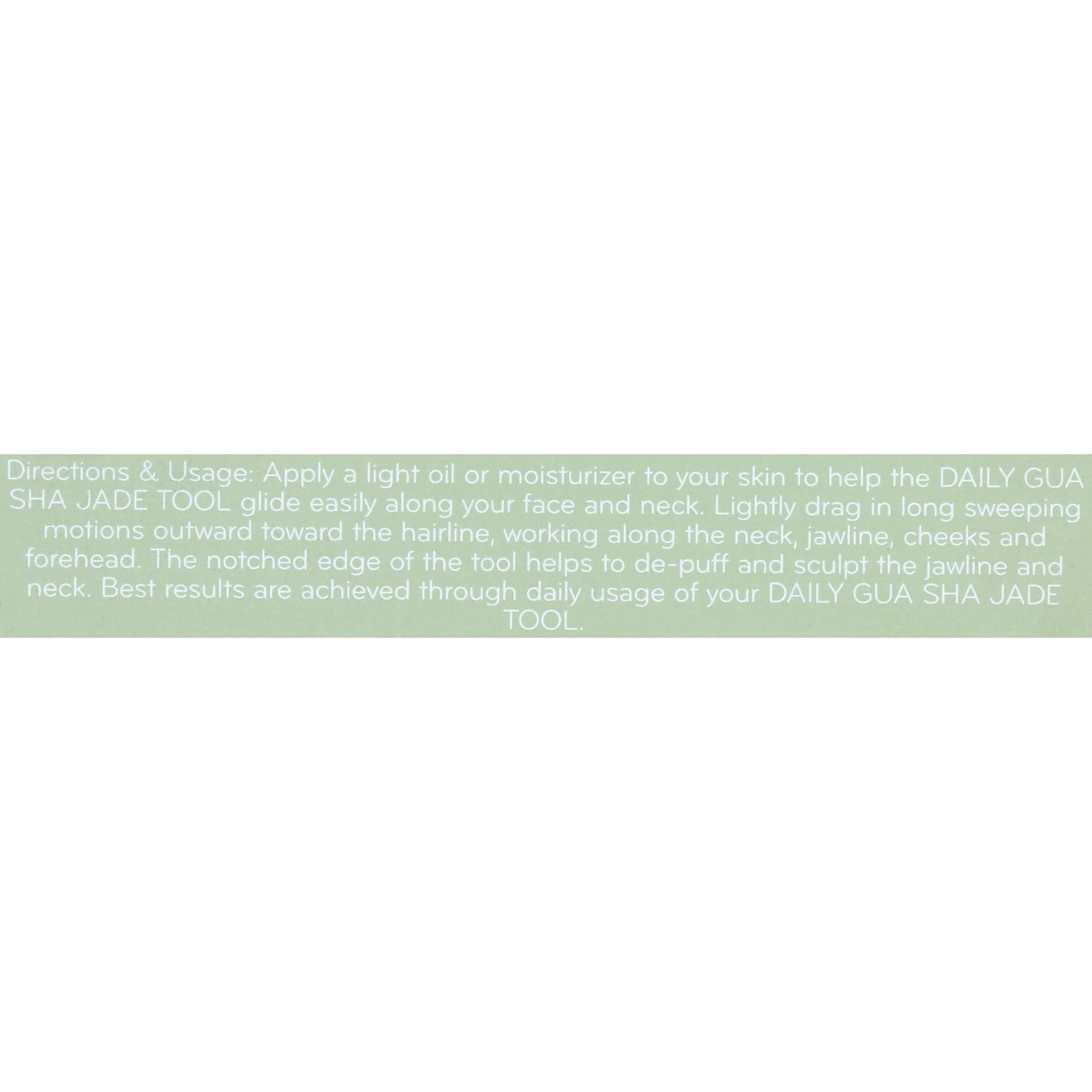Jade Gua Sha Facial Tool