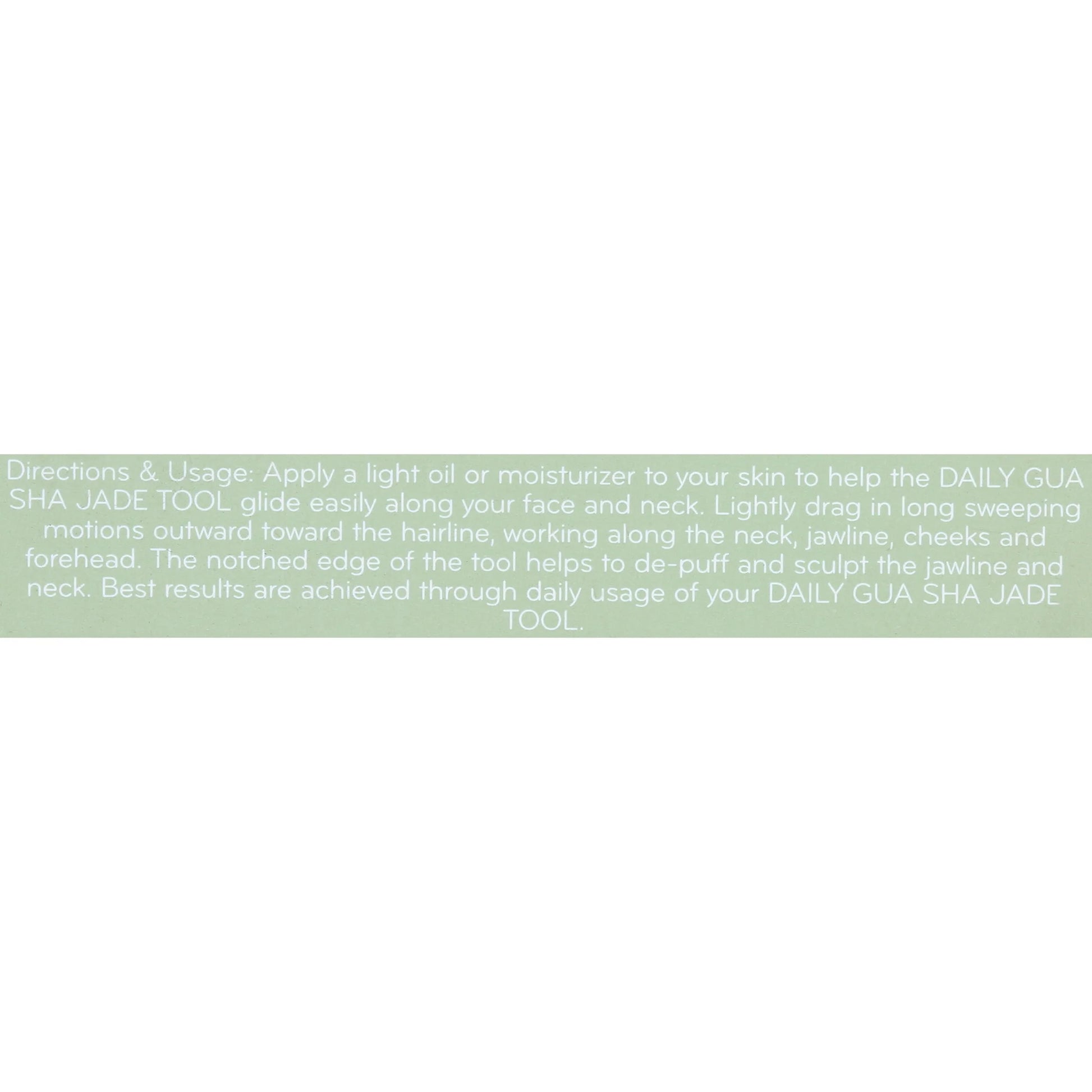 Jade Gua Sha Facial Tool