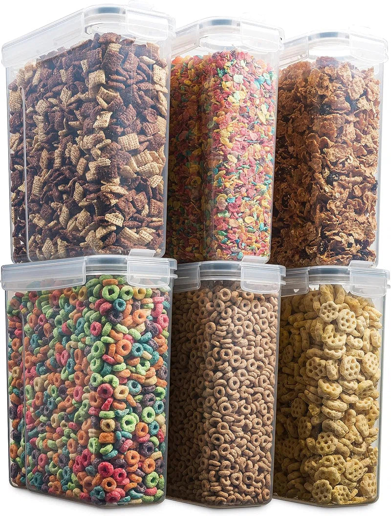 Keil 4 Pack Cereal and Dry Food Storage Container 135.5 Oz.