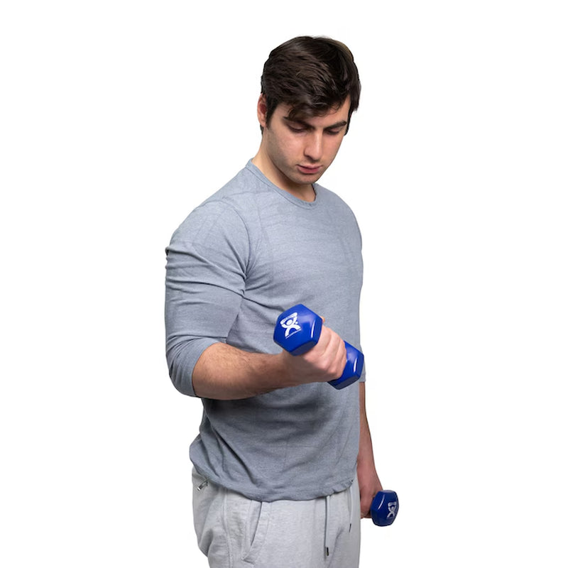 Vinyl 2 -Piece Set 5-Lb Dumbbell