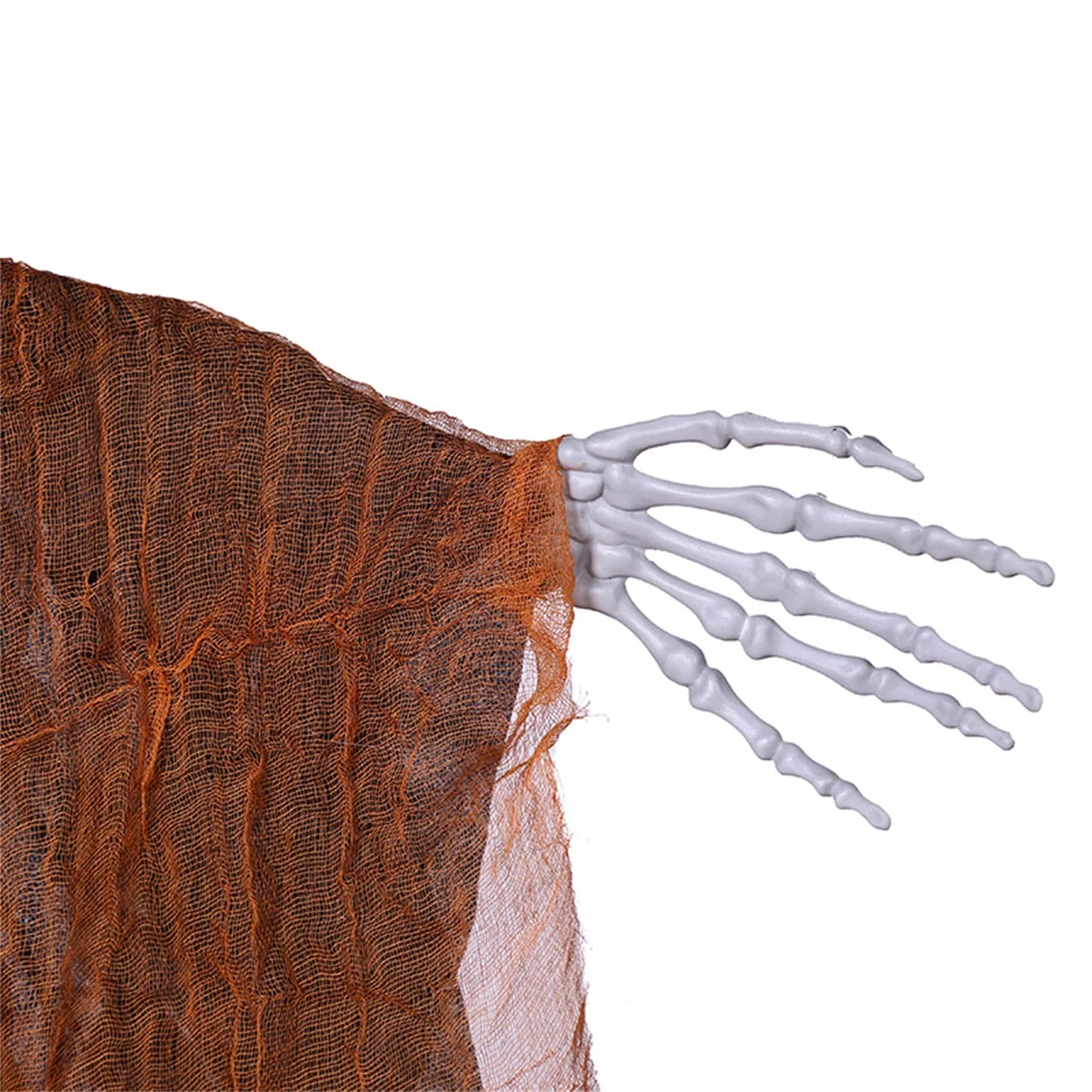 Halloween Hanging Ghost, 32 X 40 Inch  Hanging Halloween Skeleton Ghosts Decorations, Grim Reapers for Best Halloween Outdoor Decorations, Orange